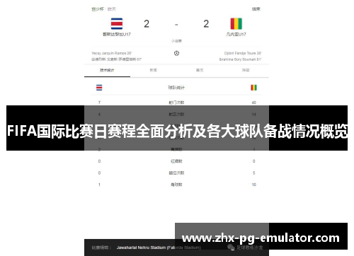FIFA国际比赛日赛程全面分析及各大球队备战情况概览